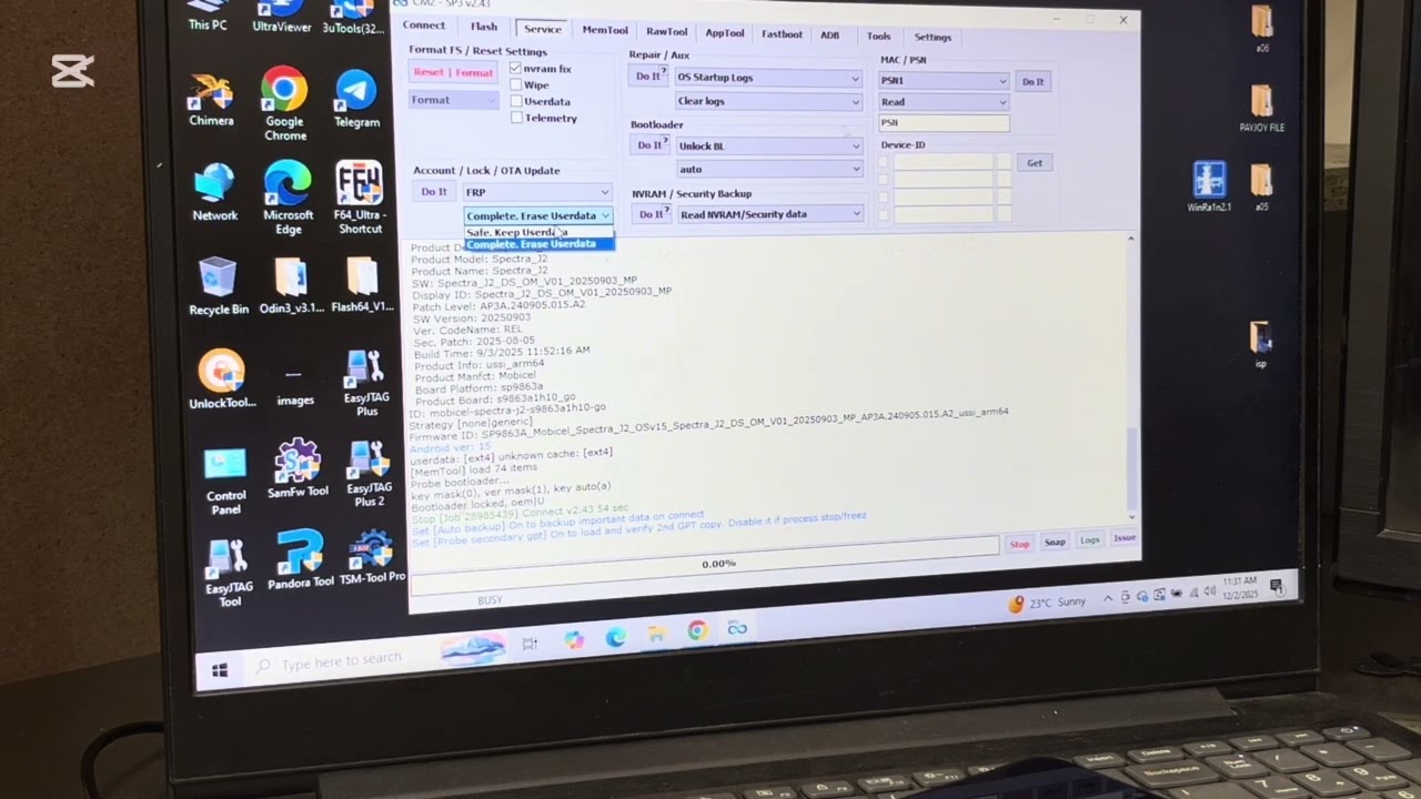 Spectra J2 Frp Remove 2025 By Usb