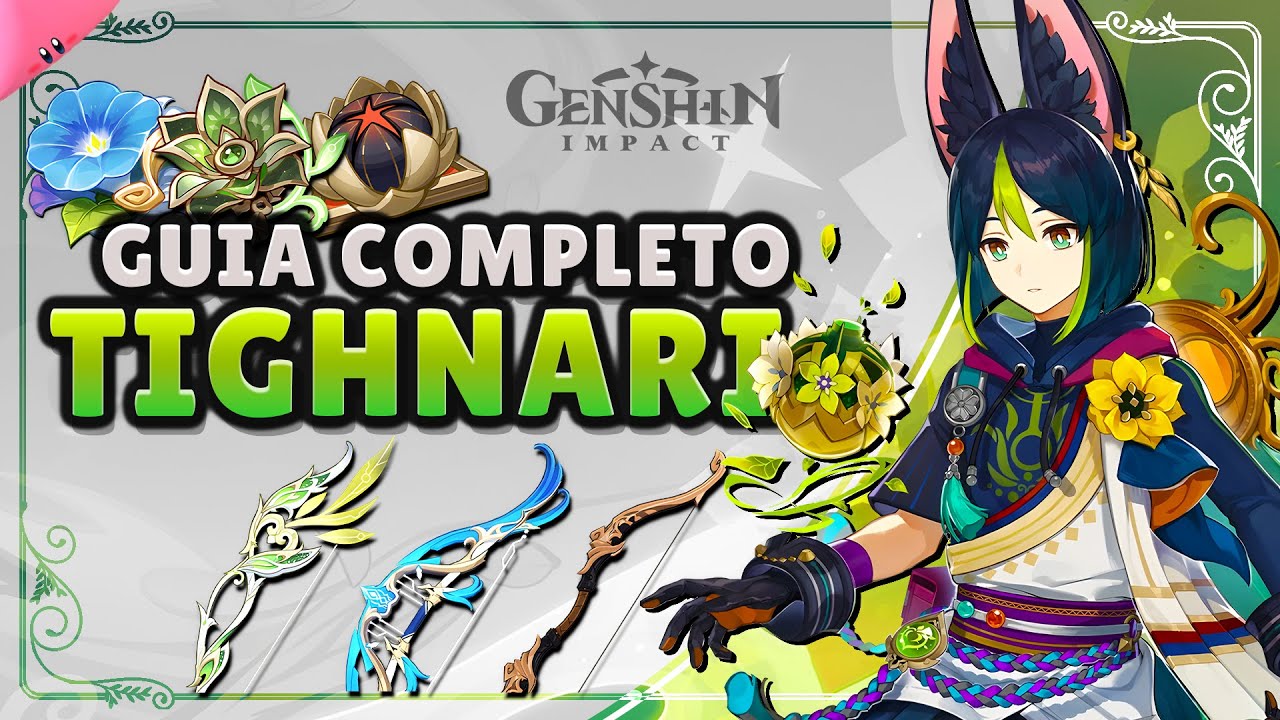 O MELHOR e mais COMPLETO GUIA DO TIGHNARI - Melhores Builds, Artefatos, Armas, Times e Comps