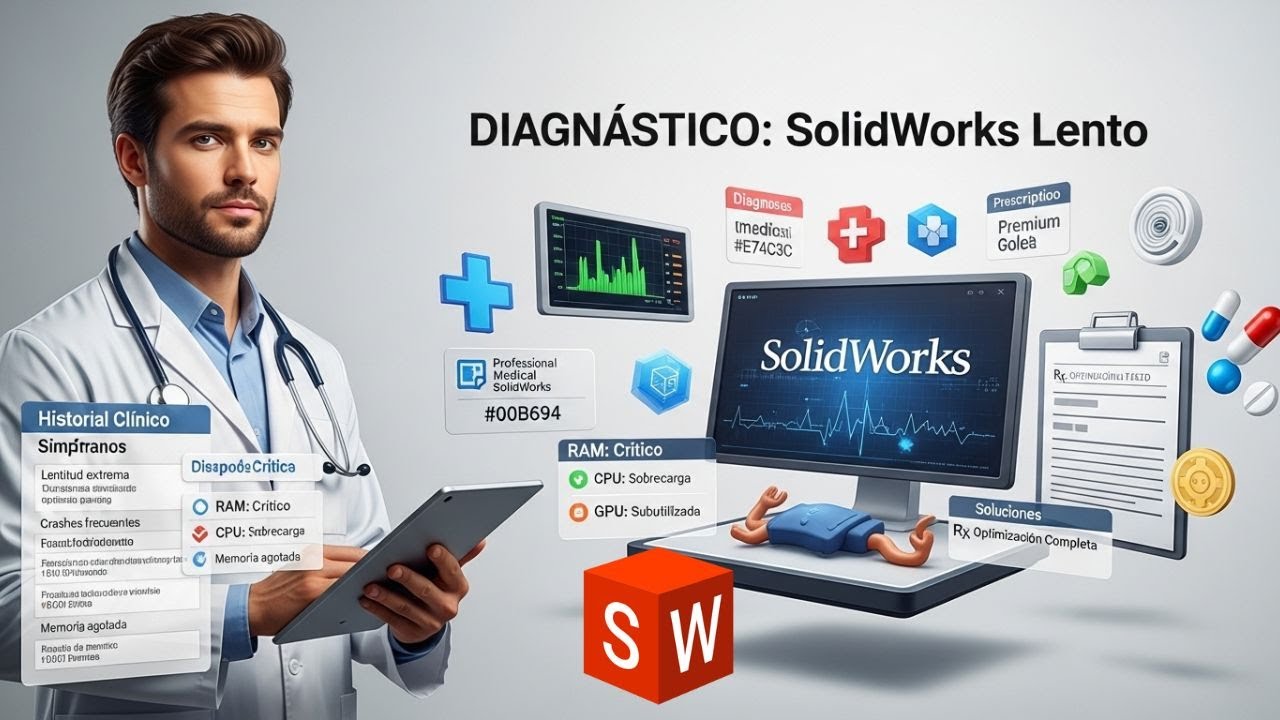 Tutorial SolidWorks 2026 como mejorar el rendimiento
