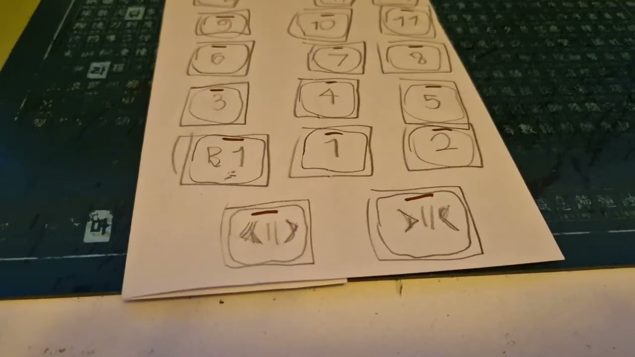 [종이] 쉰들러엘리베이터 나우테크 제어반 버튼들!