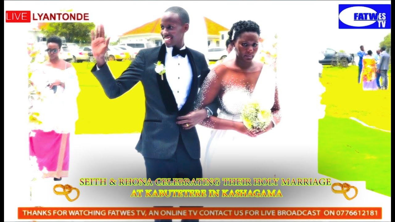 Seith Ahabwe and Rhona Celebrating The Holy Marriage at Kabutetera in Kashagama, Lyantonde District
