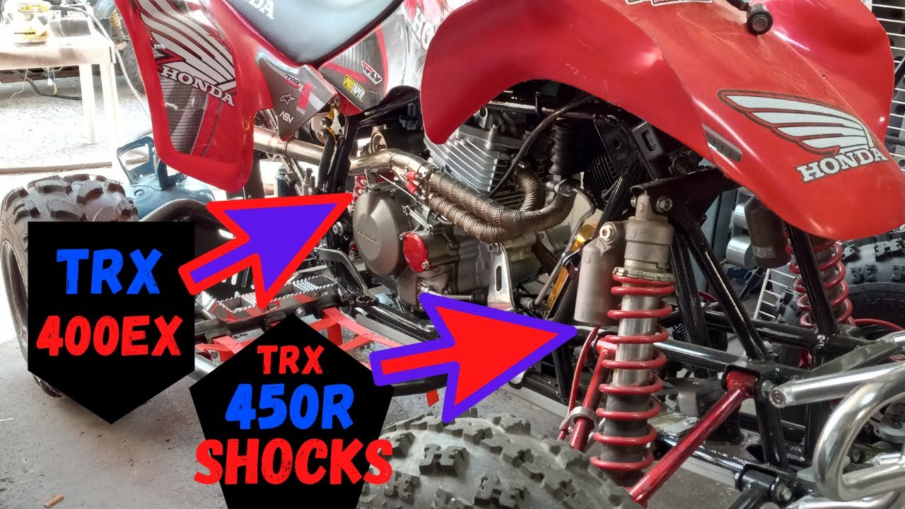 400ex/426ex ATV Build How to install Honda trx450r shocks