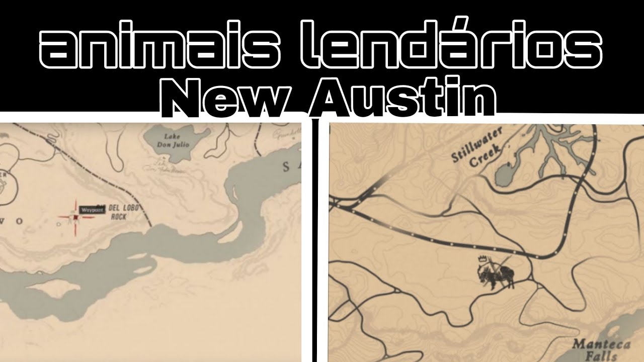 CAÇANDO OS ANIMAIS LENDÁRIOS DE NEW AUSTIN [Red Dead Redemption 2]