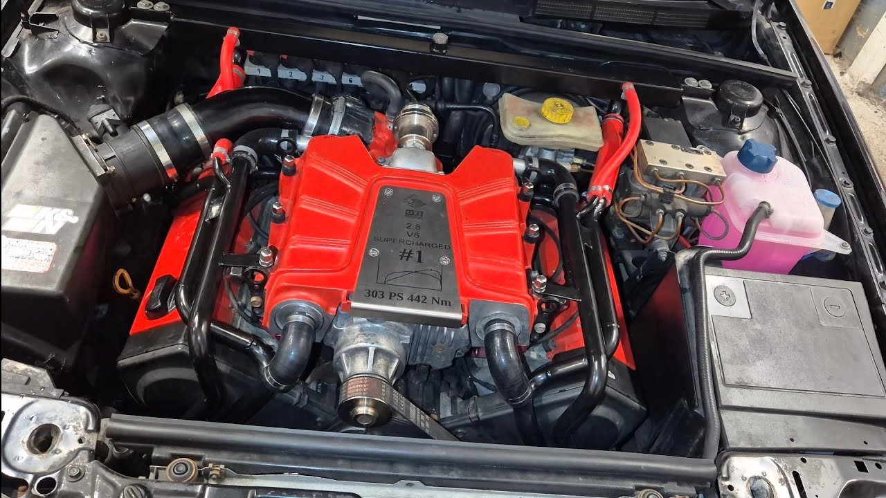 Audi Coupe Quattro 2.8 AAH + Kompresor z 3.0 TFSI serwis i modernizacje projektu 