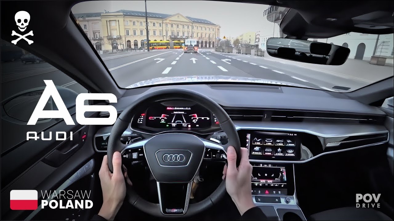 2021 Audi A6 (40 TDI) — POV Test Drive | City & Highway in Poland 🇵🇱 | POVDRIVE
