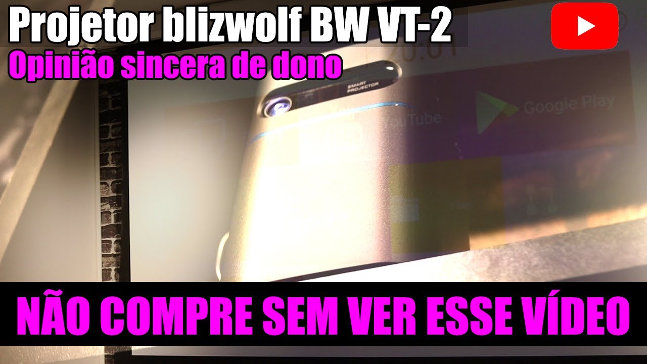 PROJETOR BLITZWOLF BW VT2, OPINIÃO SINCERA DE DONO APÓS UM TEMPO DE USO, VEJA ESSE VÍDEO [Analise]