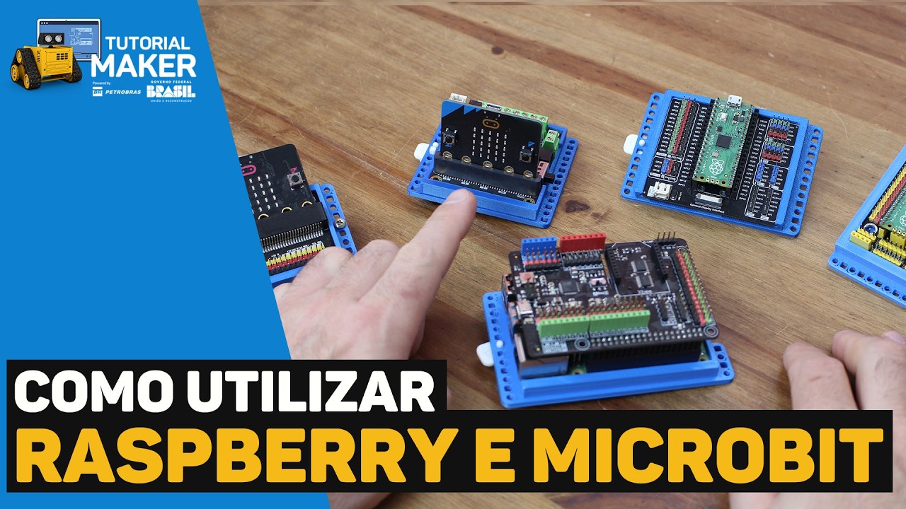 Placas de Expansão para microBit e Raspberry Pi + Cases 3D MontTUDO #tutorialmaker