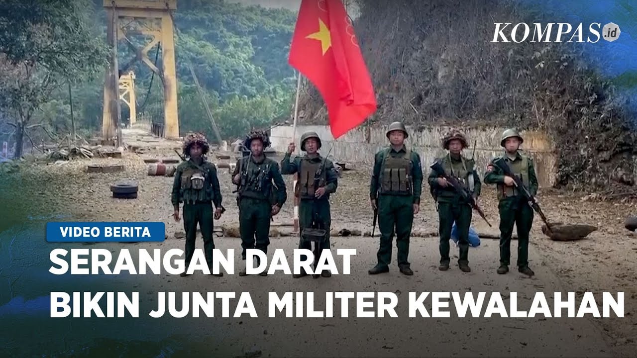 Kelompok Etnis Bersenjata Myanmar Rebut Kota yang Dikuasai Junta Militer
