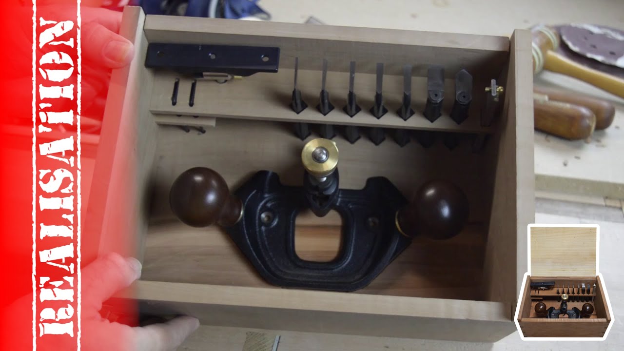 une boite fabriquée avec des outils à main - 4/5 - aménagement de l'intérieur