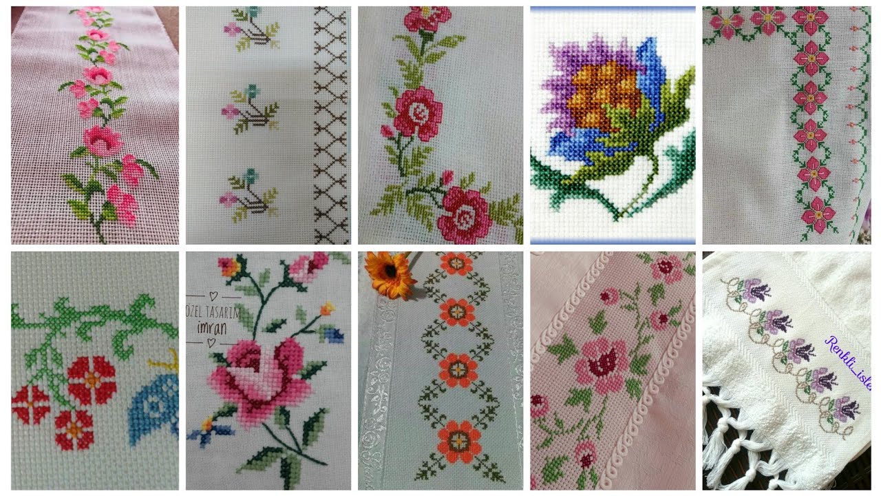Colección de 100 diseños de patrones de punto de cruz virales de tendencia superior para todo 