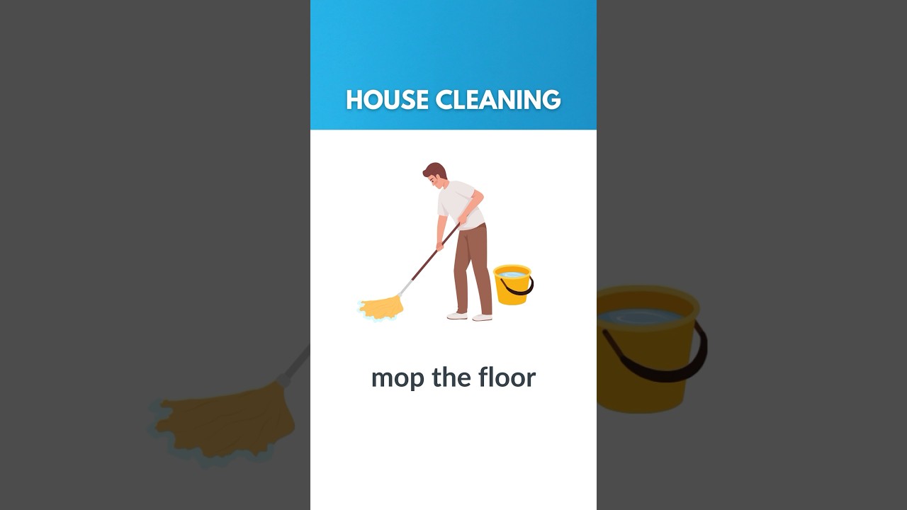 English Vocabulary: House Cleaning | Learn English Words