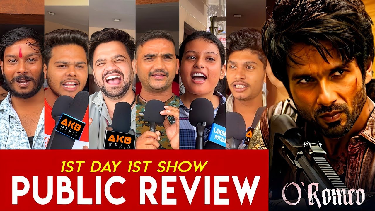 O romeo public Review, Shahid Kapoor, Triptii Dimri, O Romeo Full Movie Review, O Romeo Review,