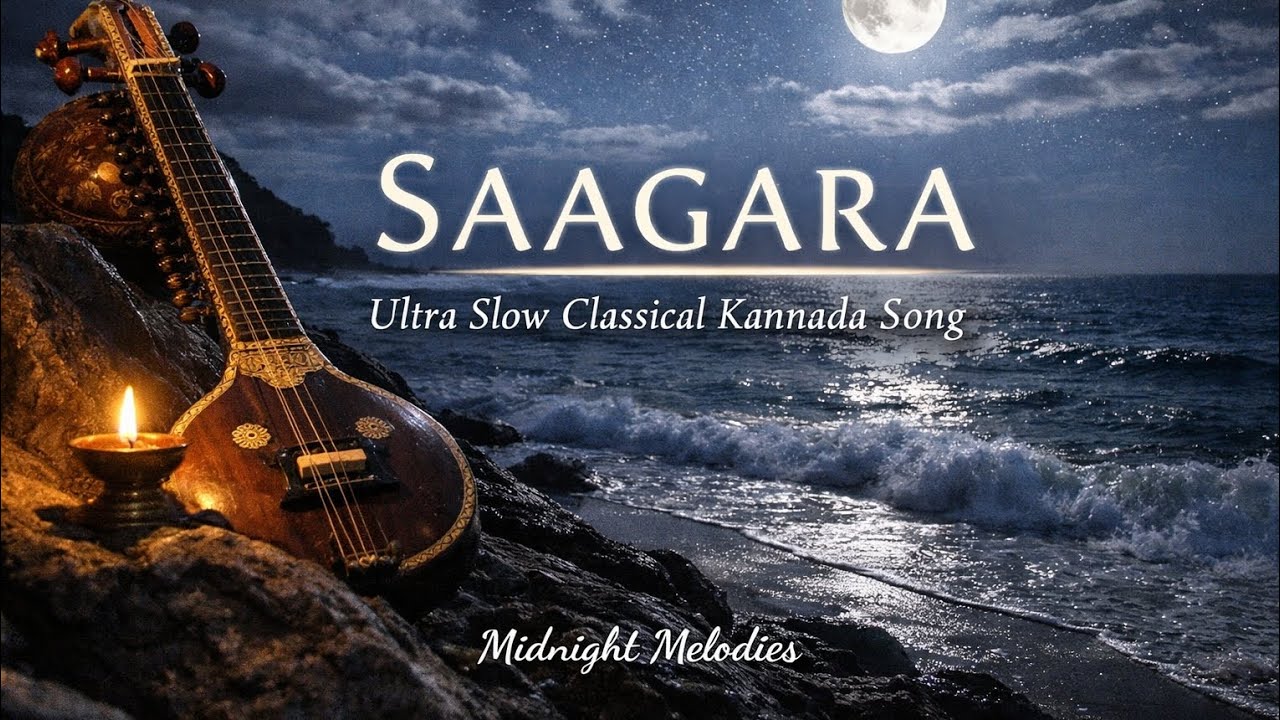 Saagara | Ultra Slow Classical Kannada Song | Relaxing Carnatic Music 2026