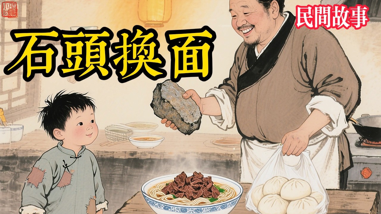 窮小子吃霸王餐只給三塊石頭？老闆這一個舉動救了兩條命！十年後他身穿錦衣華服霸氣歸來，結局太解氣了！#民间故事 #故事頻道 #听书 #民間故事 #有聲書 #說書 #睡前故事 #情感