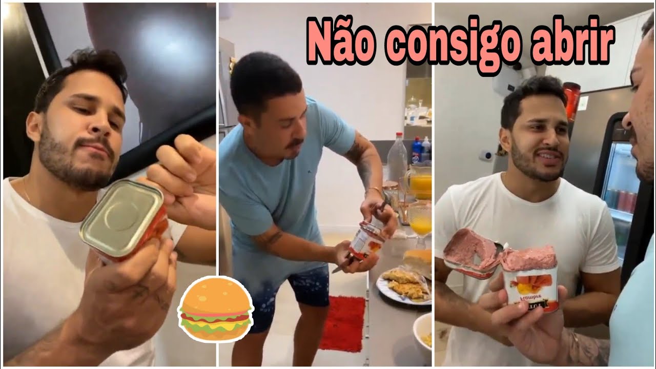 Carlinhos Maia e Lucas tentam fazer lanche de madrugada