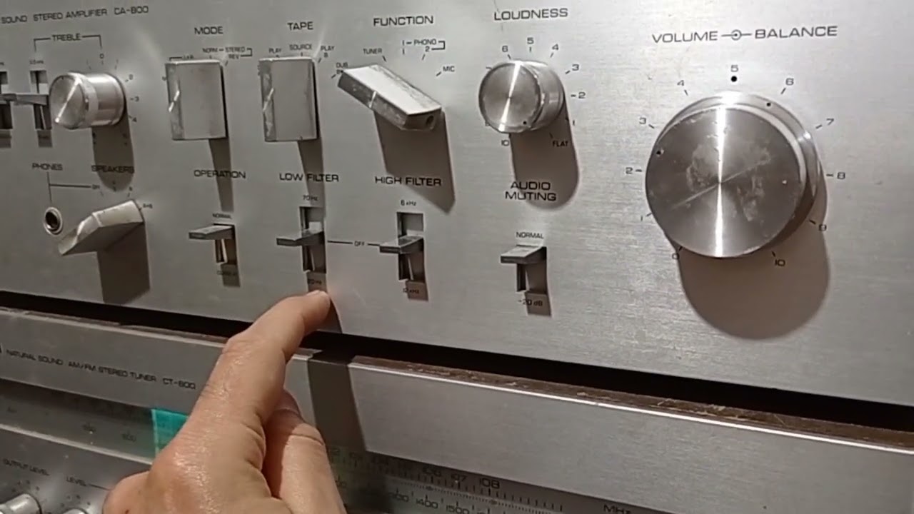 Sansui AU-607 517 restauración del amplificador que cambió el sonido 1-7