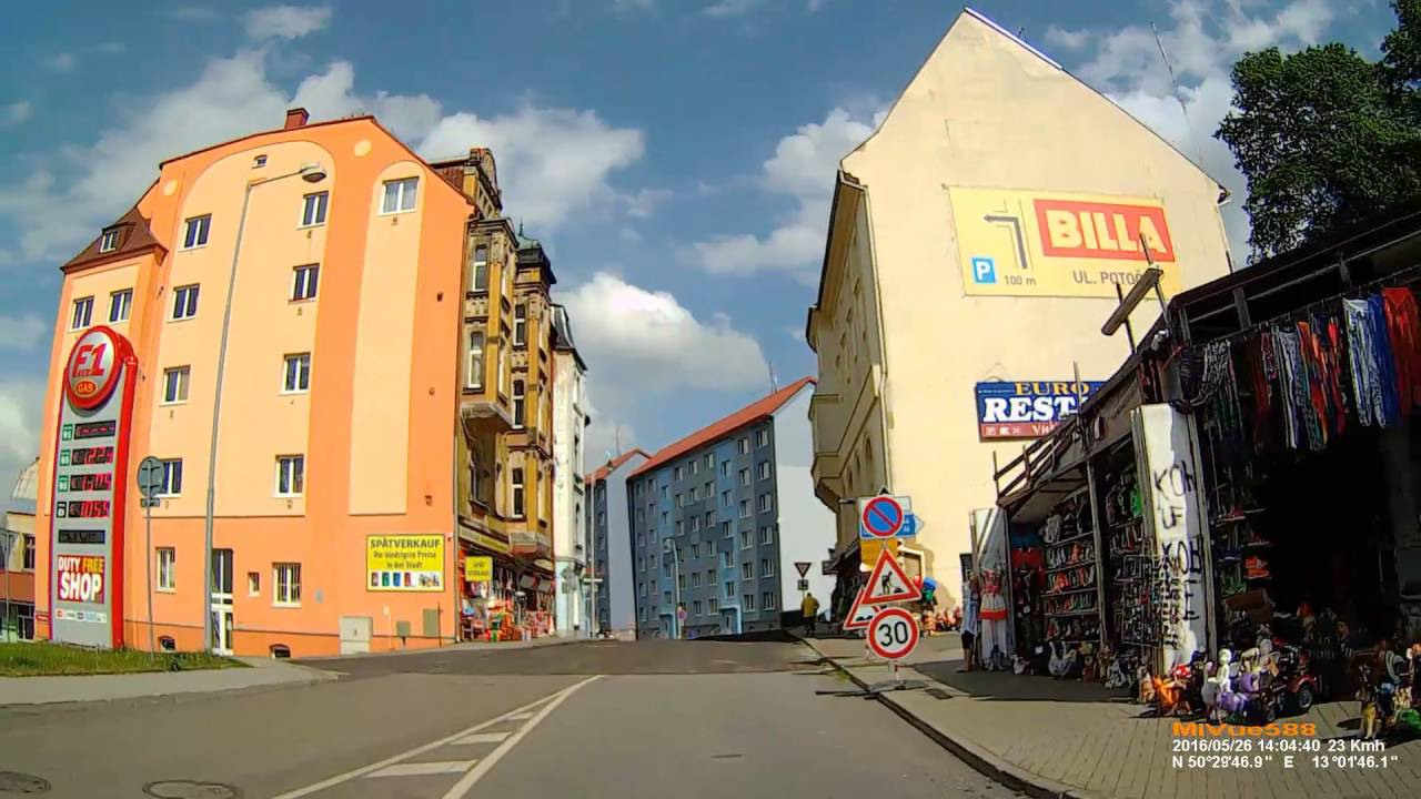 Grenzübergang D-CZ bei Bärenstein/Vejprty. Mai 2016. Border Crossing D-CZ