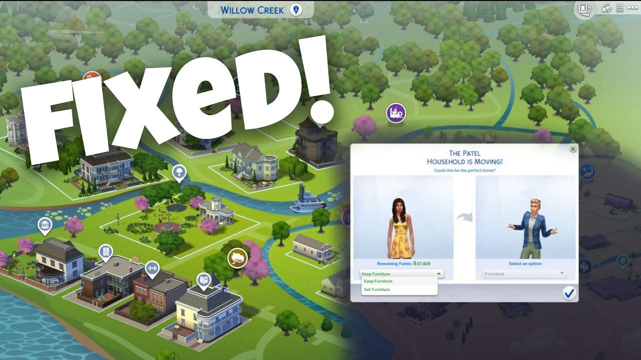 QUICKEST way to fix Sims 4 Cannot Go Into Manage Worlds (cannot build, move house/family in Sims 4)