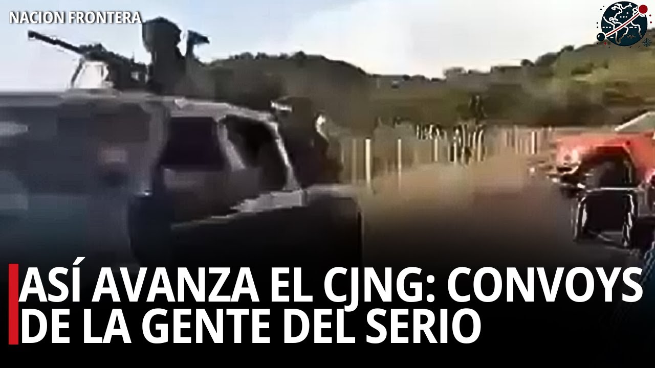 🔴Así avanza el CJNG: convoys de la Gente del Serio en Guerrero