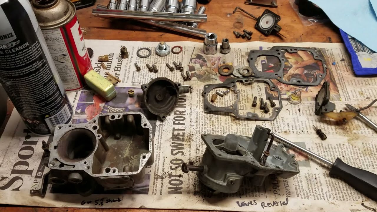 1966 Ford Falcon project Pt 2 Exh manifold and carb
