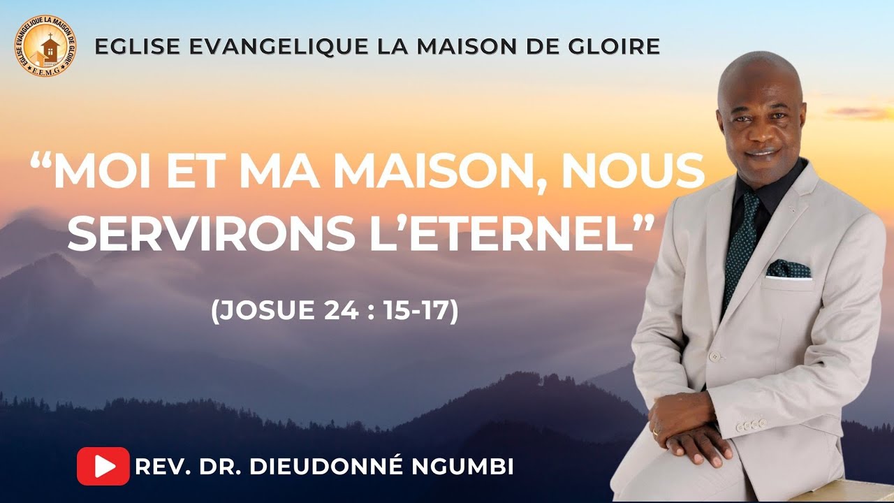 MOI ET MA MAISON  NOUS SERVIRONS L' ETERNEL