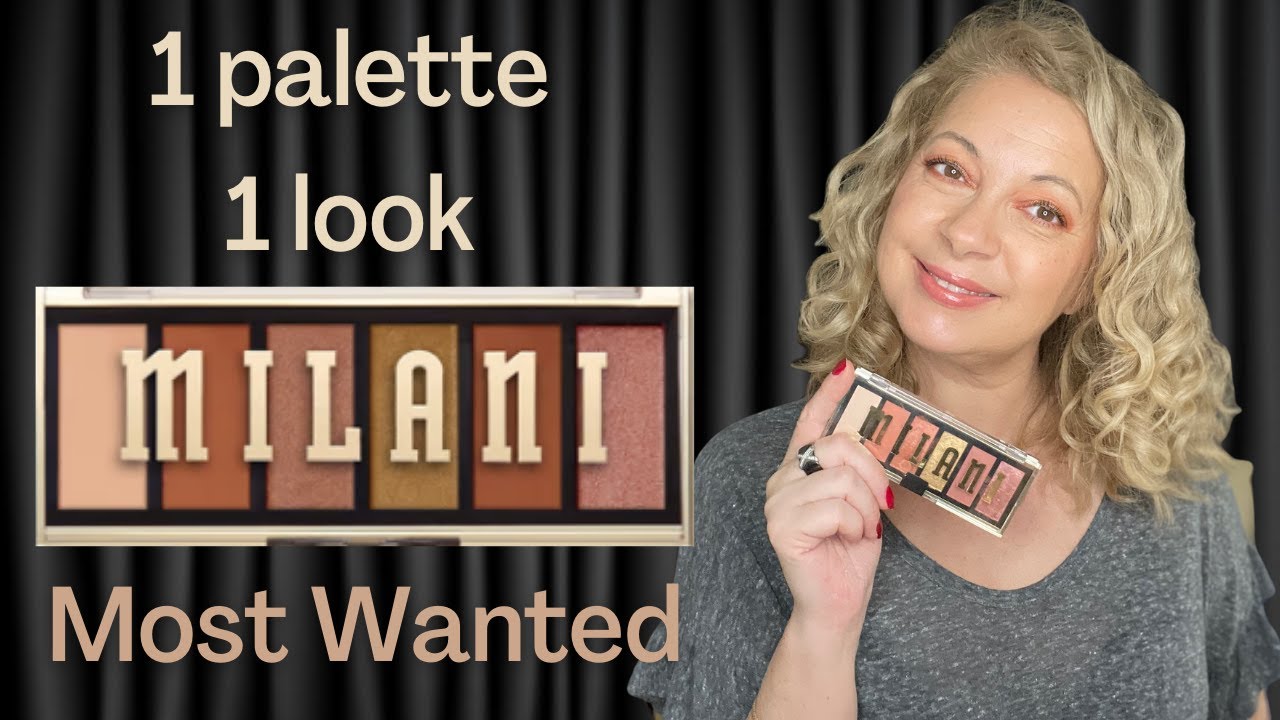 GRWM MAQUILLAGE – je teste la palette MOST WANTED 130 BURNING DESIRE  MILANI - MAKEUP CRASH TEST