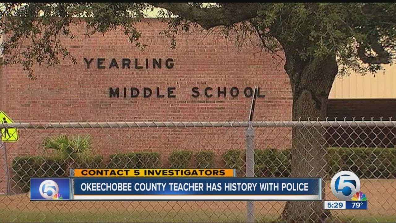 Okeechobee County teacher has history with police