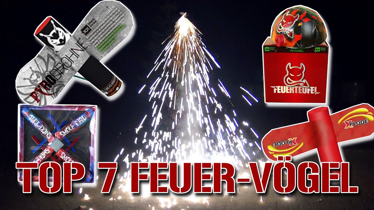 Die 7 BESTEN FEUER-VÖGEL und Kreisel | Pyro-Drohne, Sputnik usw. | #DBADIASGH