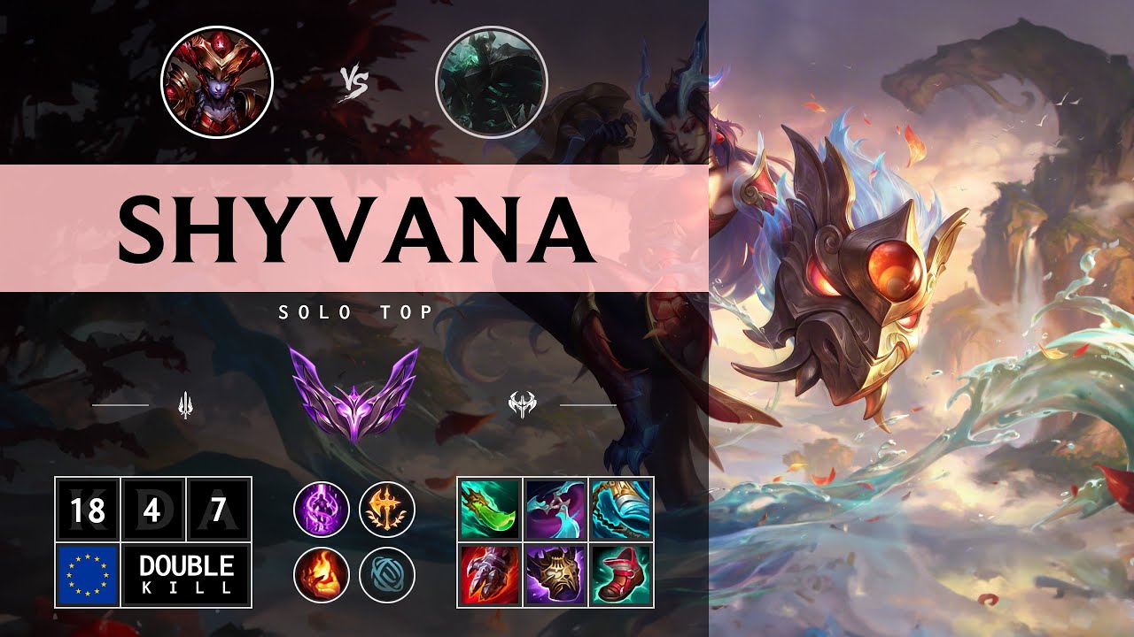 Shyvana Top vs Mordekaiser - EUW Master Patch 14.13