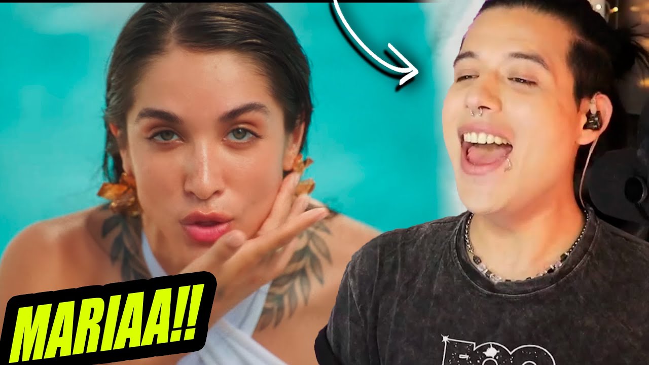 Maria Becerra, Chencho Corleone, Ovy On The Drums - PISCINA | Reaccion Vocal Coach Ema Arias