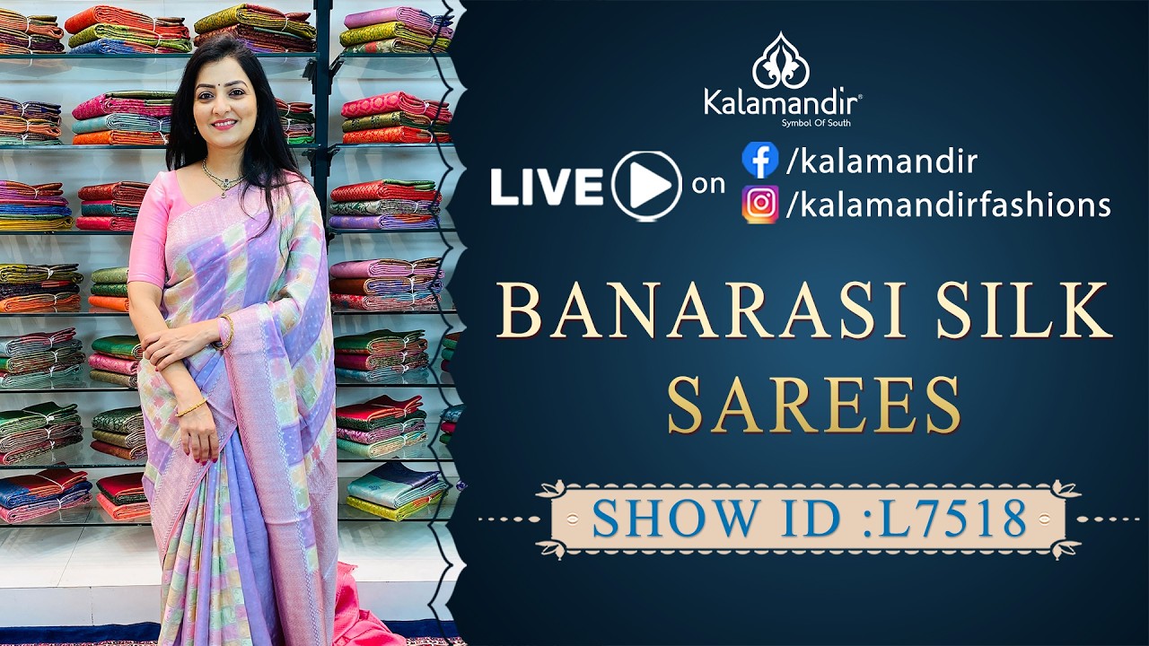 Exclusive Banarasi Silk Sarees @ Special Price | WhatsApp 9852 9852 99 | Kalamandir Sarees LIVE