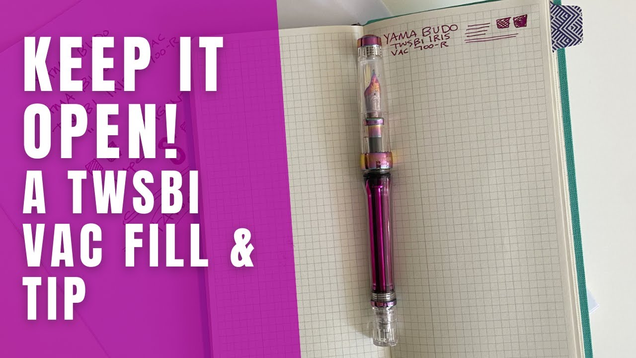 TWSBI IRIS Vac 700-R Fill and Twist Tip! / Fountain Pen