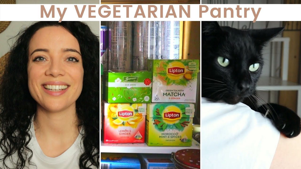 Organizing my ovo lacto VEGETARIAN PANTRY for fall and winter | What's in my vegetarian pantry