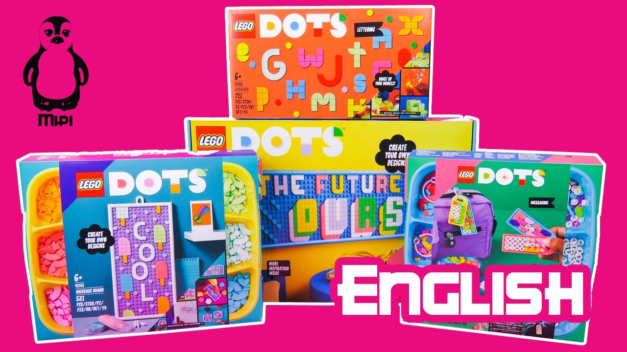 LEGO® DOTS all sets from March 2022 | Speed build | Review | English