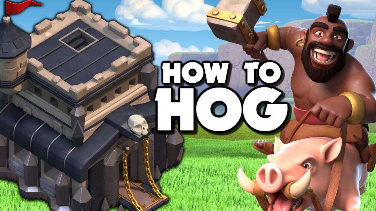 How to use Hog Riders - TH9 Attack Strategy | Clash of Clans