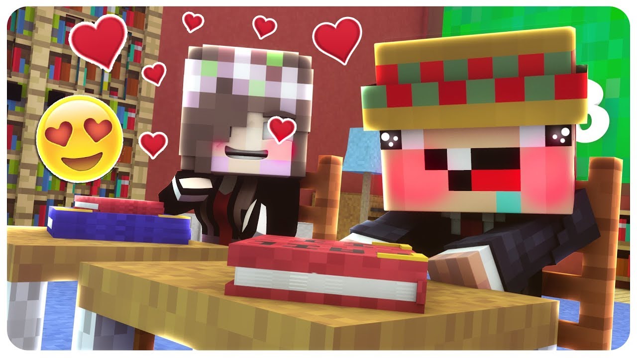 👉 MINECRAFT - ¡LA CHICA SE ENAMORA DE MI EN LA ESCUELA! 💘 COLLEGE #2 📚