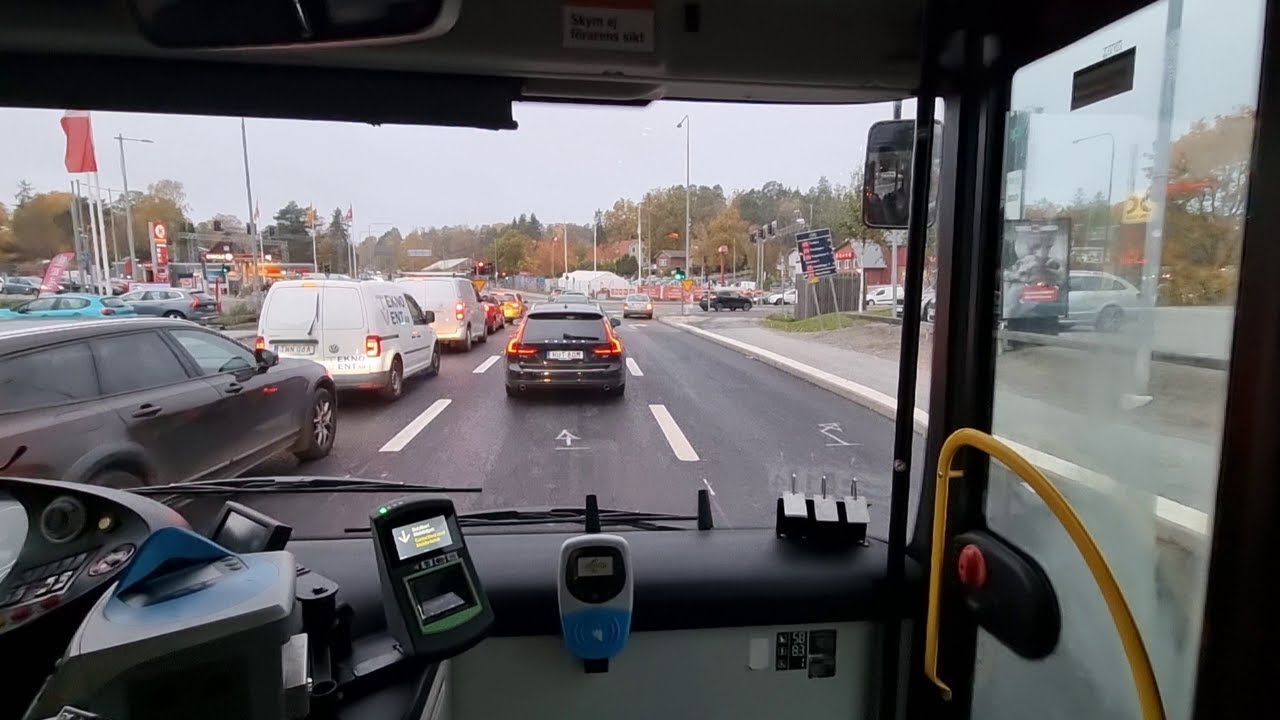 Sweden-Stockholm-Bus 705- Ride From Myrängen To Stuvsta #6