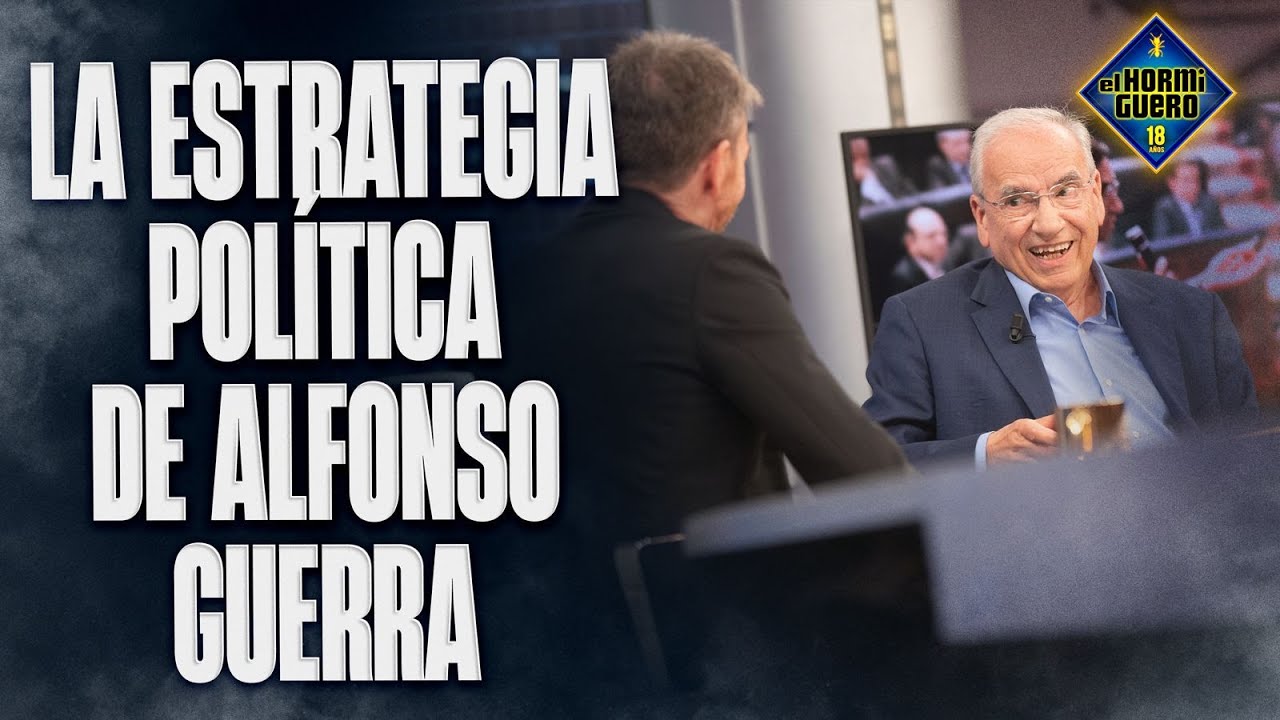 Alfonso Guerra nos cuenta los secretos de sus exitosos mítines - El Hormiguero