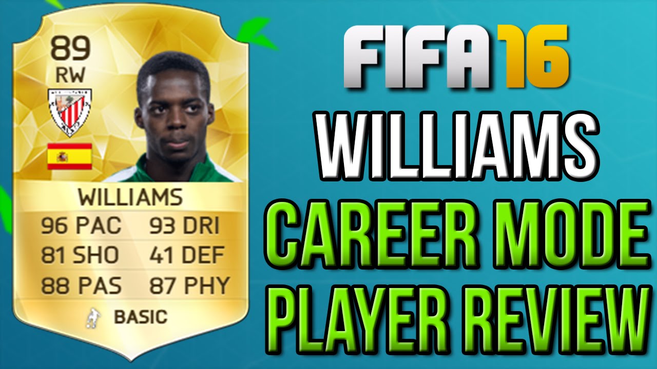FIFA 16 Best Young Players - I&ntilde;aki Williams Career Mode Player Review [89 OVR]