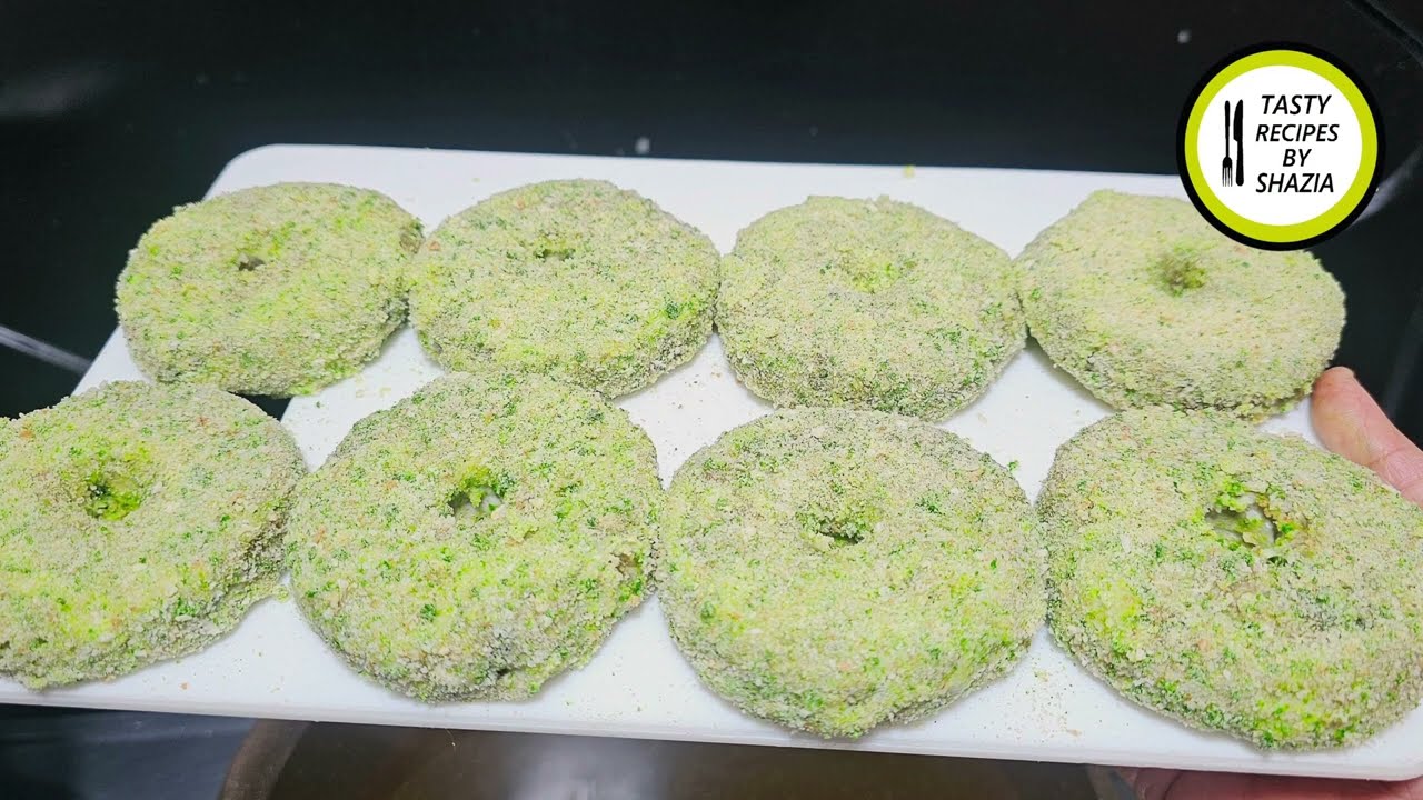 Today, I will teach you a surprising recipe of peas and chicken /Pea Donut Recipe / #Donuts
