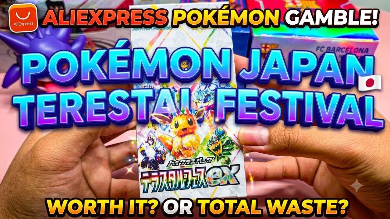 I bought Japanese Terastal Festival from Aliexpress | Pokemon TCG: Terastal Festival Unboxing
