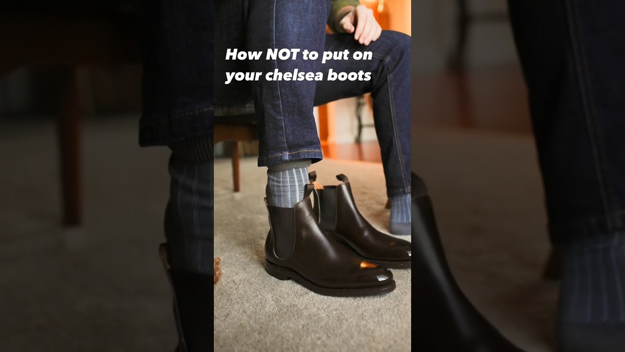 Как правильно носить ботинки челси. #советымужскоймоде #мужскаямода #chelseaboots