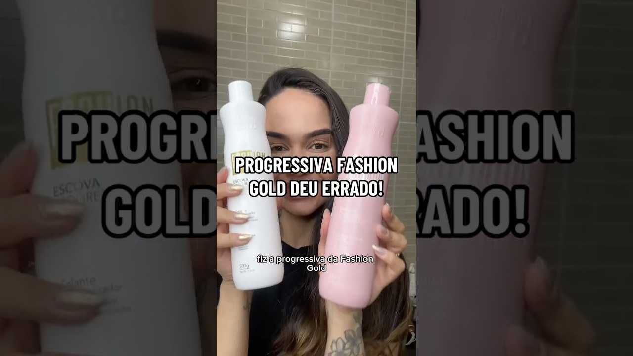 🚨RESULTADO REAL PROGRESSIVA FASHION GOLD! Sem formol! #progressivafashiongold #fashiongold