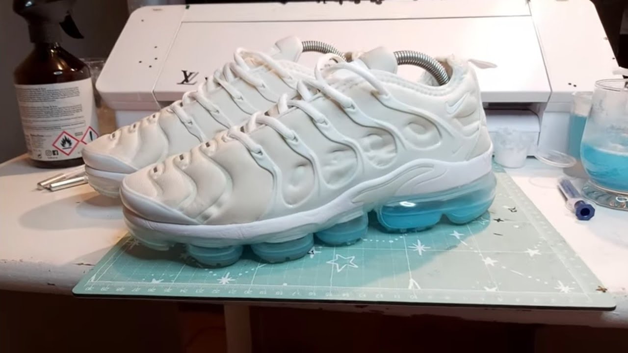 💧 Nike JESUS WALK ON WATER Custom ! 🙏👟🌊 Air Max Vapormax TN Plus