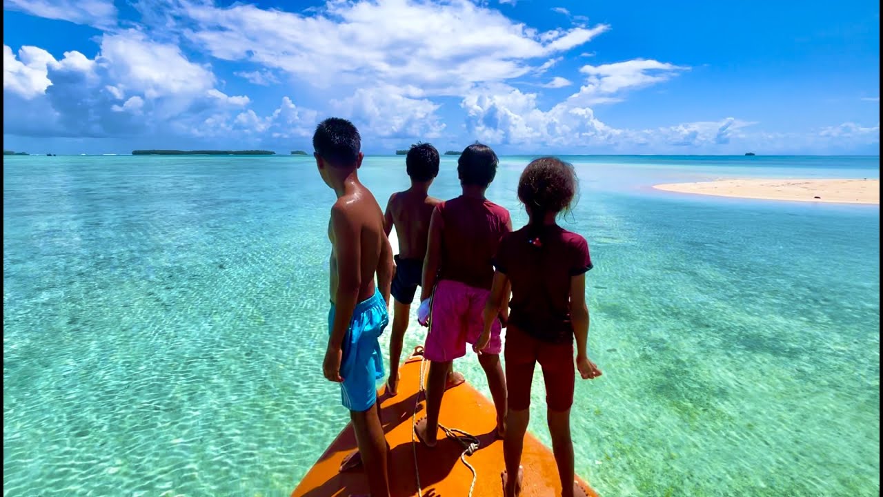 Tuvalu Remote Pacific Islands By Drone |  Beautiful Journey to the Outer Atolls