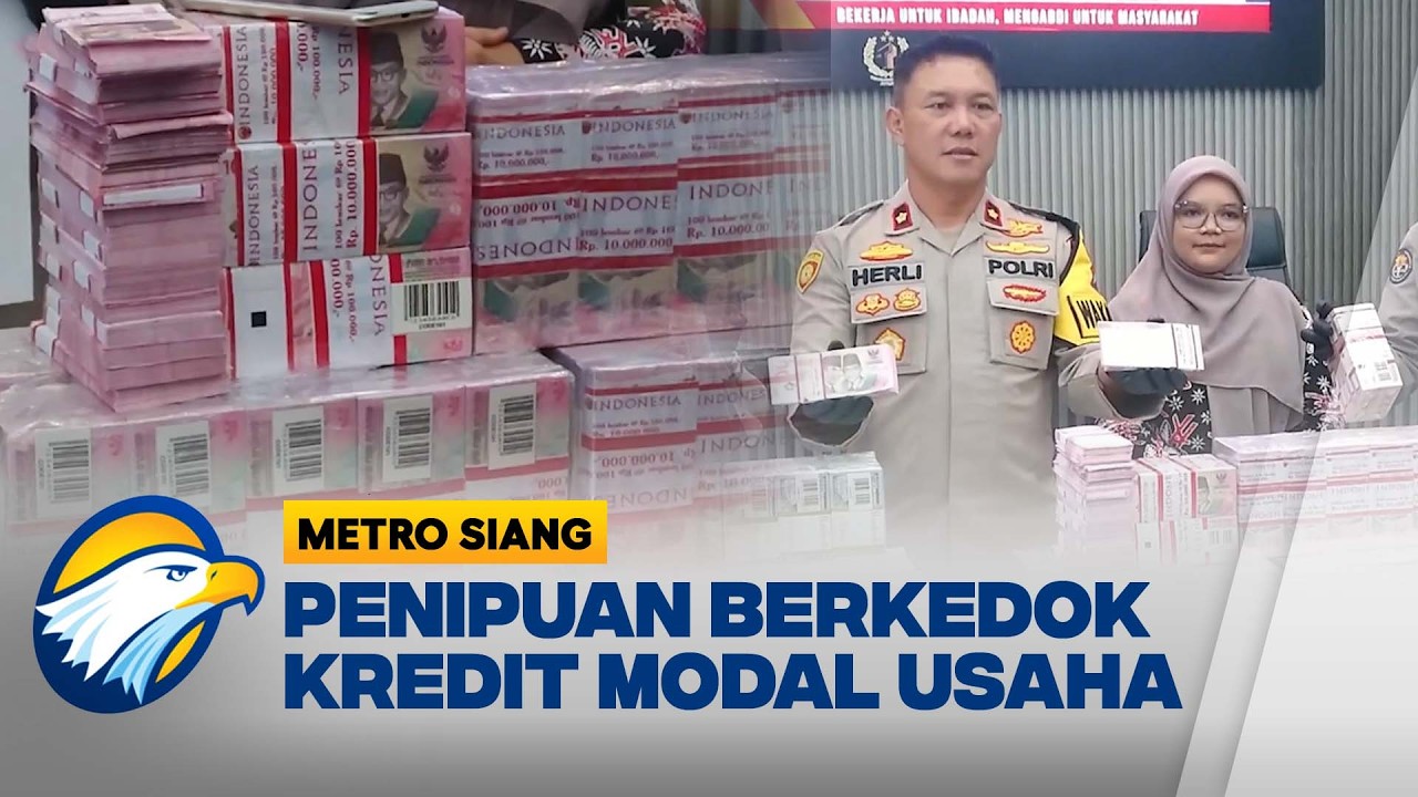 Polisi Bongkar Penipuan Kredit Modal di Trenggalek, Sita 3 Koper Uang Palsu - [Metro Siang]