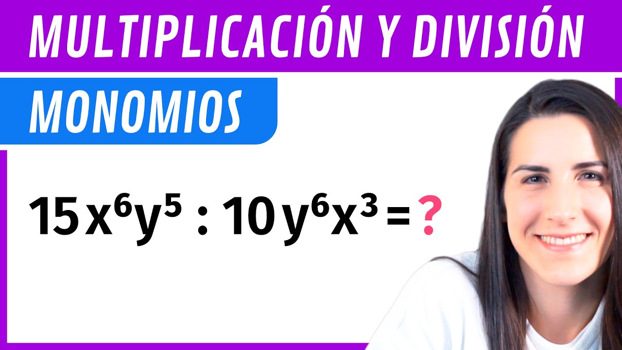 Multiplicar y Dividir MONOMIOS 🔤 Ejercicios variados
