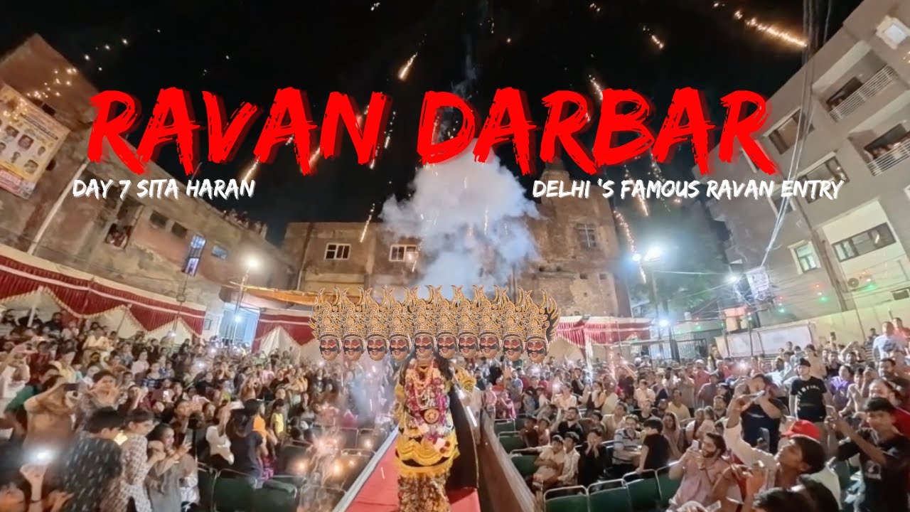 Delhi ka Famous Ravan || Subhash Nagar 2 block || Ramleela || Sita Haran || ravan darbar