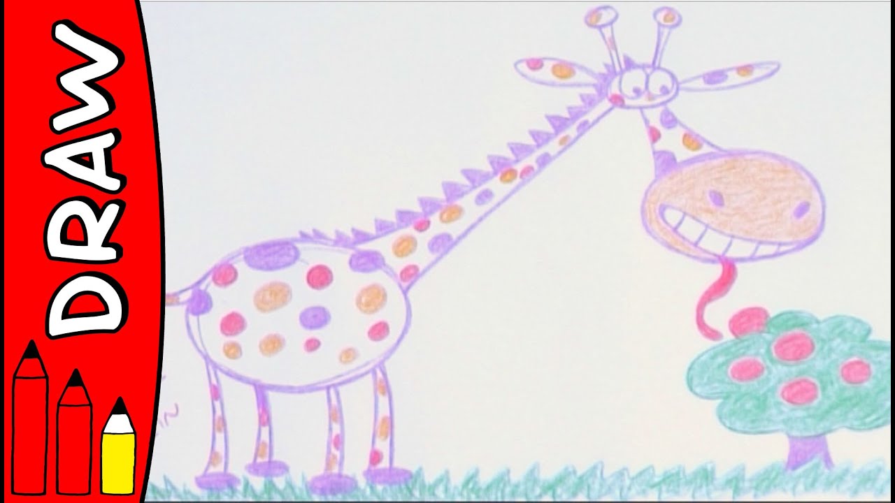 How To Draw A Giraffe | Art Ideas For Kids | Øistein Kristiansen