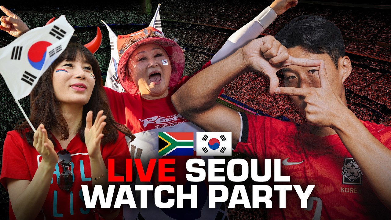 🔴 WATCH AGAIN: Fans in Seoul watch South Korea vs. South Africa at the 2026 FIFA World Cup | ESPN FC